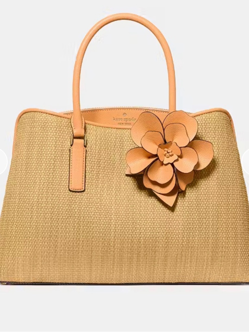 Kate Spade - Thompson Street Straw Satchel Bag